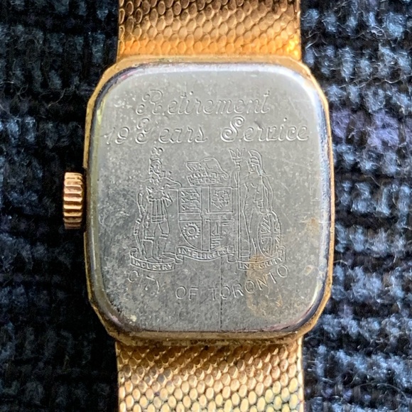 Vintage Wittnauer Women’s Quartz Stainless Steel 14k Gold Plated Bracelet Watch - Picture 4 of 8